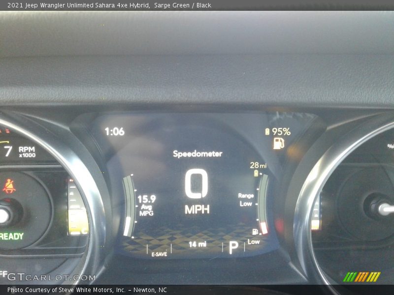 Sarge Green / Black 2021 Jeep Wrangler Unlimited Sahara 4xe Hybrid