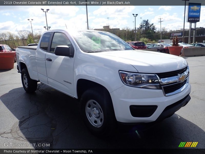 Summit White / Jet Black/Dark Ash 2019 Chevrolet Colorado WT Extended Cab 4x4