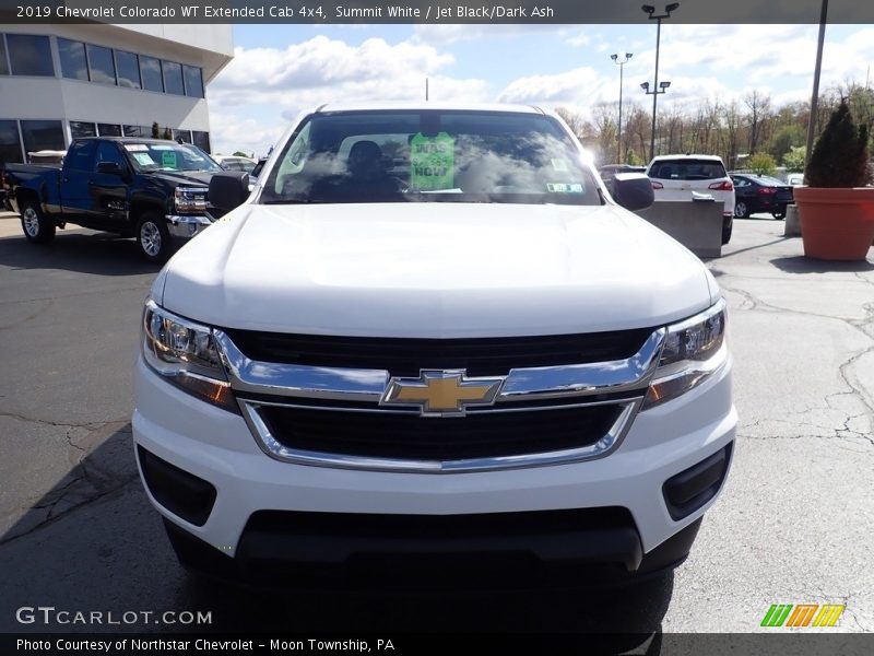 Summit White / Jet Black/Dark Ash 2019 Chevrolet Colorado WT Extended Cab 4x4
