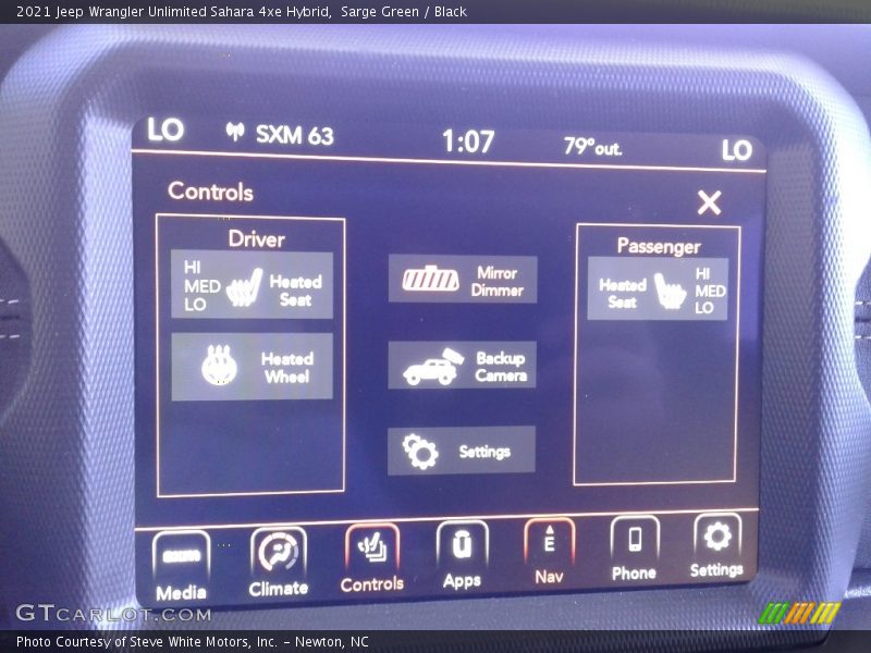 Sarge Green / Black 2021 Jeep Wrangler Unlimited Sahara 4xe Hybrid