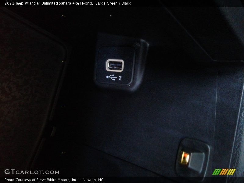 Sarge Green / Black 2021 Jeep Wrangler Unlimited Sahara 4xe Hybrid