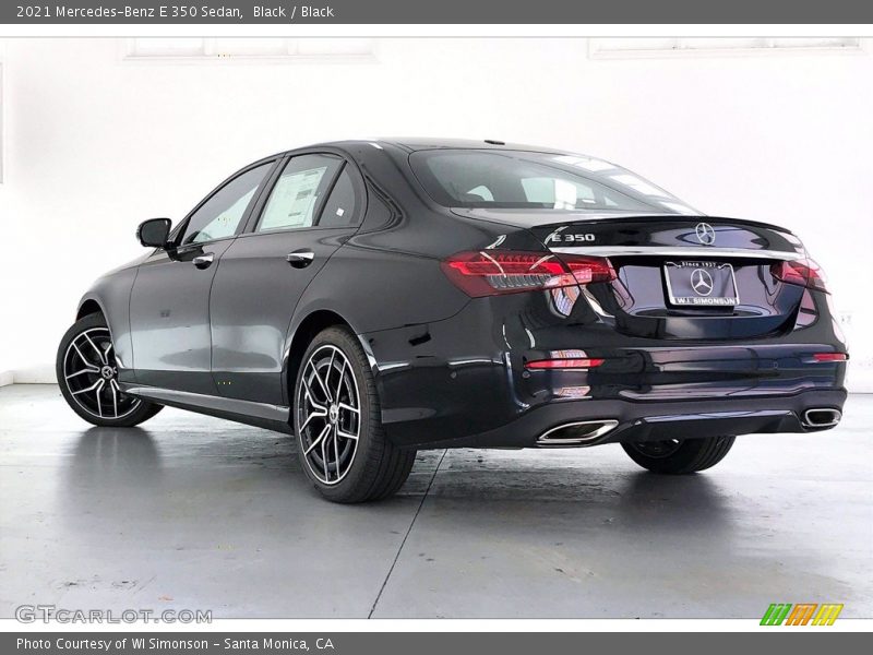 Black / Black 2021 Mercedes-Benz E 350 Sedan