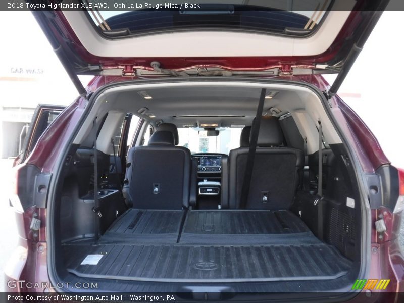 Ooh La La Rouge Mica / Black 2018 Toyota Highlander XLE AWD