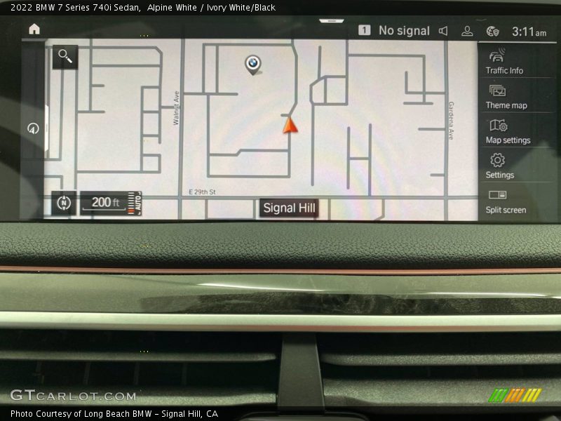 Navigation of 2022 7 Series 740i Sedan