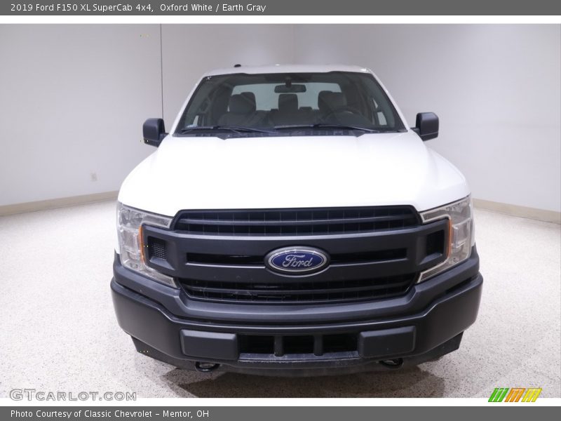 Oxford White / Earth Gray 2019 Ford F150 XL SuperCab 4x4
