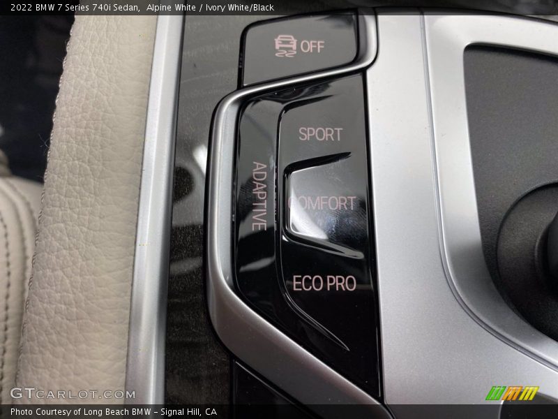 Alpine White / Ivory White/Black 2022 BMW 7 Series 740i Sedan