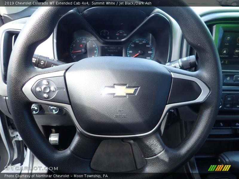 Summit White / Jet Black/Dark Ash 2019 Chevrolet Colorado WT Extended Cab 4x4
