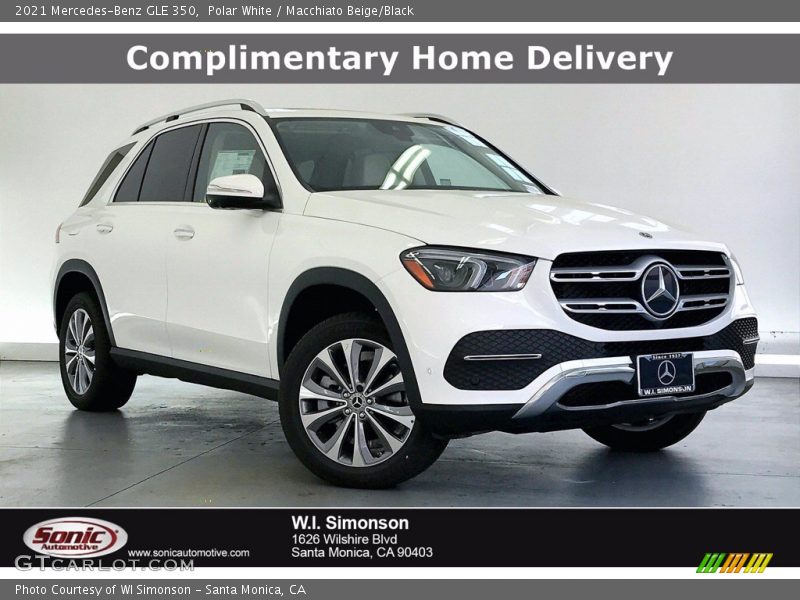 Polar White / Macchiato Beige/Black 2021 Mercedes-Benz GLE 350