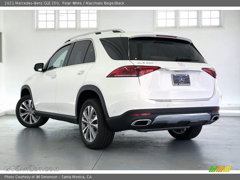 Polar White / Macchiato Beige/Black 2021 Mercedes-Benz GLE 350