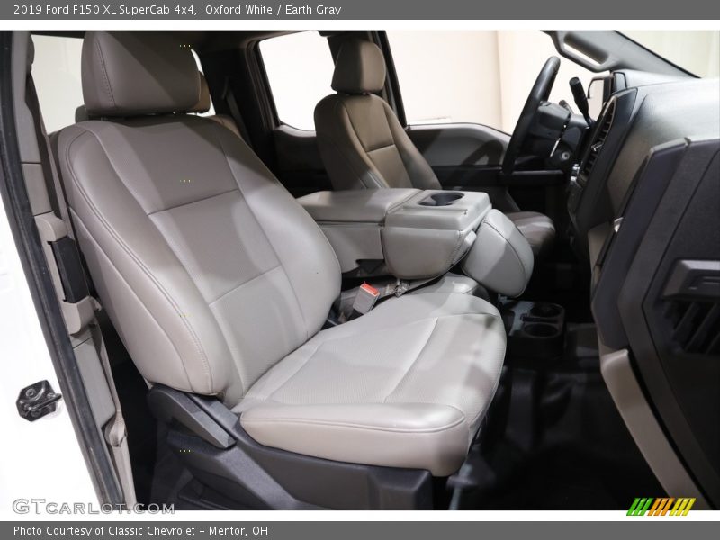 Oxford White / Earth Gray 2019 Ford F150 XL SuperCab 4x4