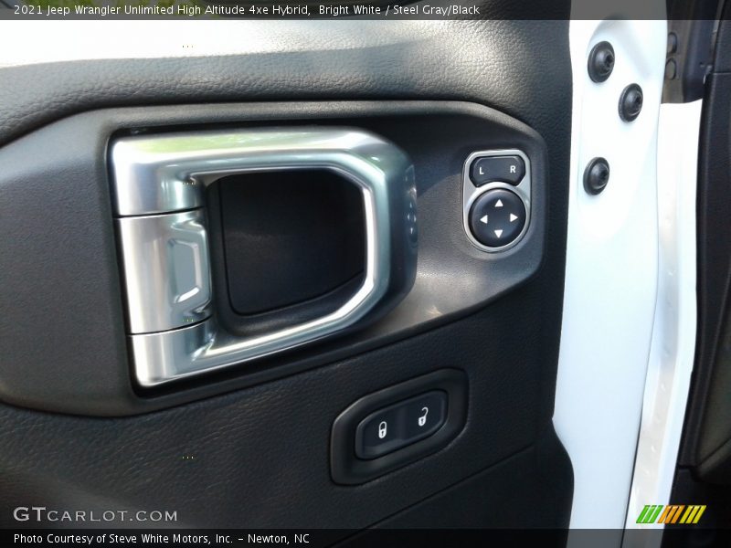 Bright White / Steel Gray/Black 2021 Jeep Wrangler Unlimited High Altitude 4xe Hybrid