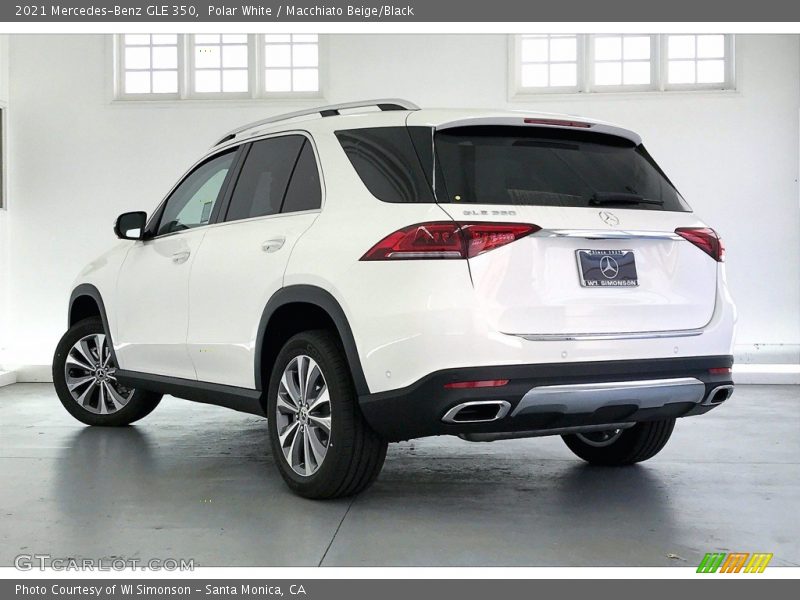 Polar White / Macchiato Beige/Black 2021 Mercedes-Benz GLE 350