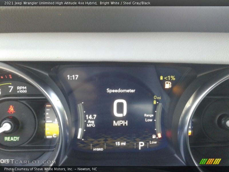 Bright White / Steel Gray/Black 2021 Jeep Wrangler Unlimited High Altitude 4xe Hybrid