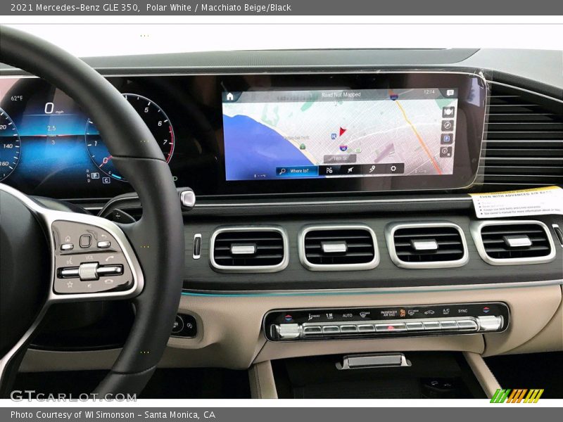 Polar White / Macchiato Beige/Black 2021 Mercedes-Benz GLE 350