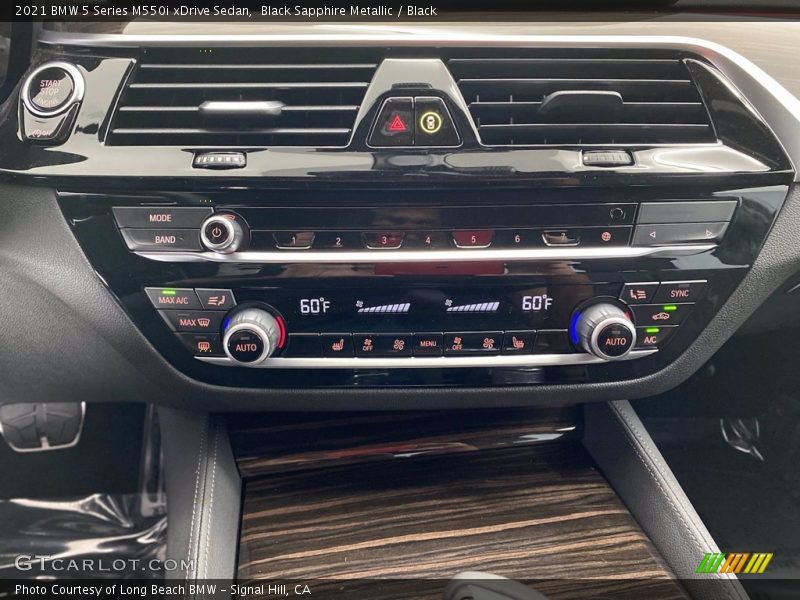 Controls of 2021 5 Series M550i xDrive Sedan