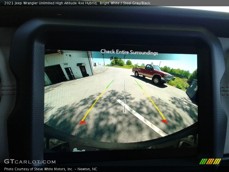 Bright White / Steel Gray/Black 2021 Jeep Wrangler Unlimited High Altitude 4xe Hybrid