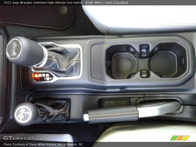Bright White / Steel Gray/Black 2021 Jeep Wrangler Unlimited High Altitude 4xe Hybrid