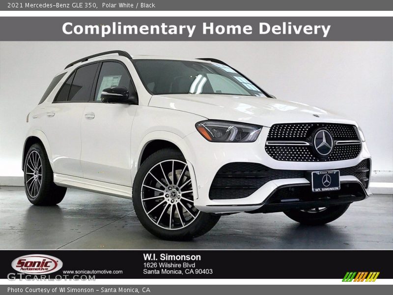 Polar White / Black 2021 Mercedes-Benz GLE 350