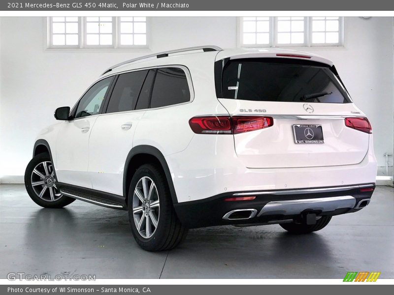Polar White / Macchiato 2021 Mercedes-Benz GLS 450 4Matic