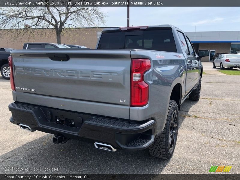 Satin Steel Metallic / Jet Black 2021 Chevrolet Silverado 1500 LT Trail Boss Crew Cab 4x4
