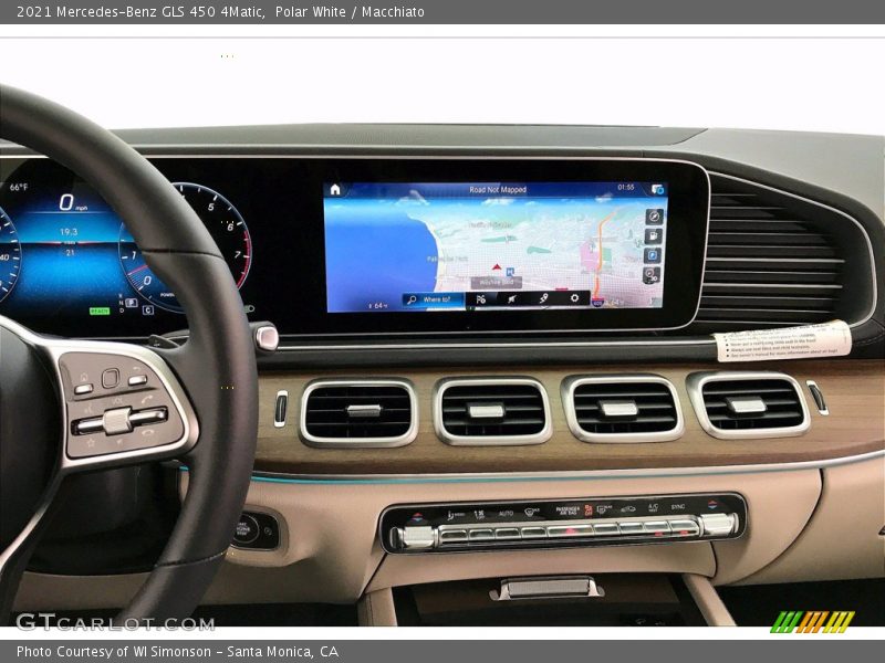 Polar White / Macchiato 2021 Mercedes-Benz GLS 450 4Matic