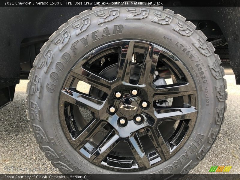 Satin Steel Metallic / Jet Black 2021 Chevrolet Silverado 1500 LT Trail Boss Crew Cab 4x4