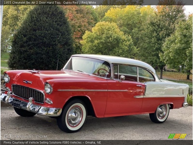 Gypsy Red / Red/White 1955 Chevrolet Bel Air 2 Door Hard Top