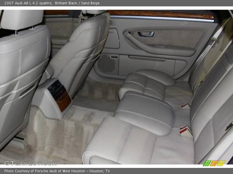 Brilliant Black / Sand Beige 2007 Audi A8 L 4.2 quattro