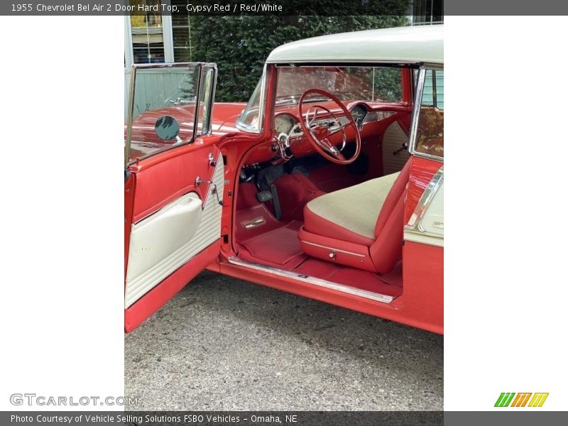 Gypsy Red / Red/White 1955 Chevrolet Bel Air 2 Door Hard Top