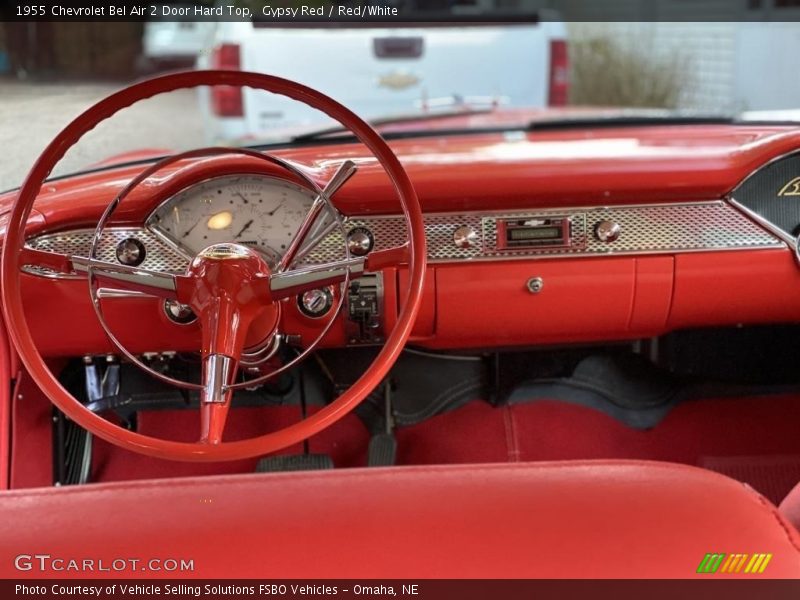 Gypsy Red / Red/White 1955 Chevrolet Bel Air 2 Door Hard Top