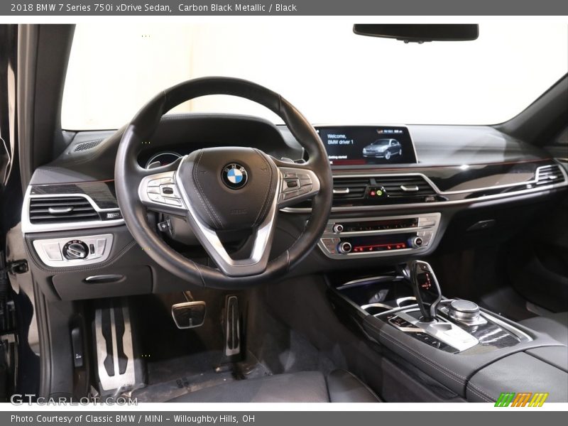 Carbon Black Metallic / Black 2018 BMW 7 Series 750i xDrive Sedan