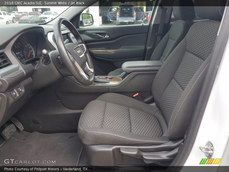 Front Seat of 2018 Acadia SLE