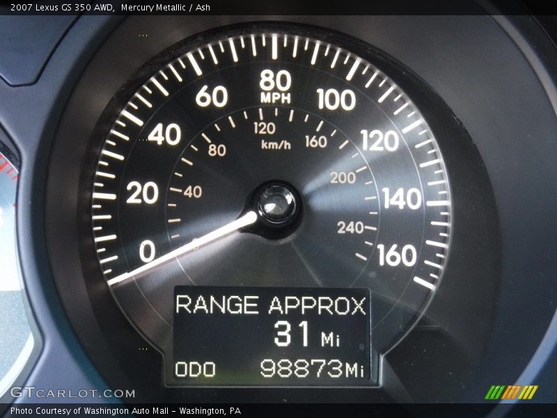 Mercury Metallic / Ash 2007 Lexus GS 350 AWD