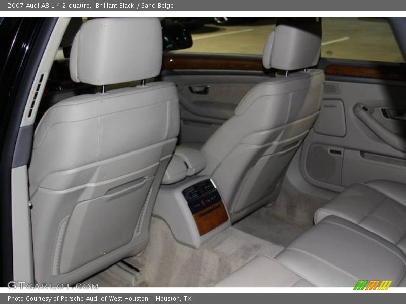 Brilliant Black / Sand Beige 2007 Audi A8 L 4.2 quattro