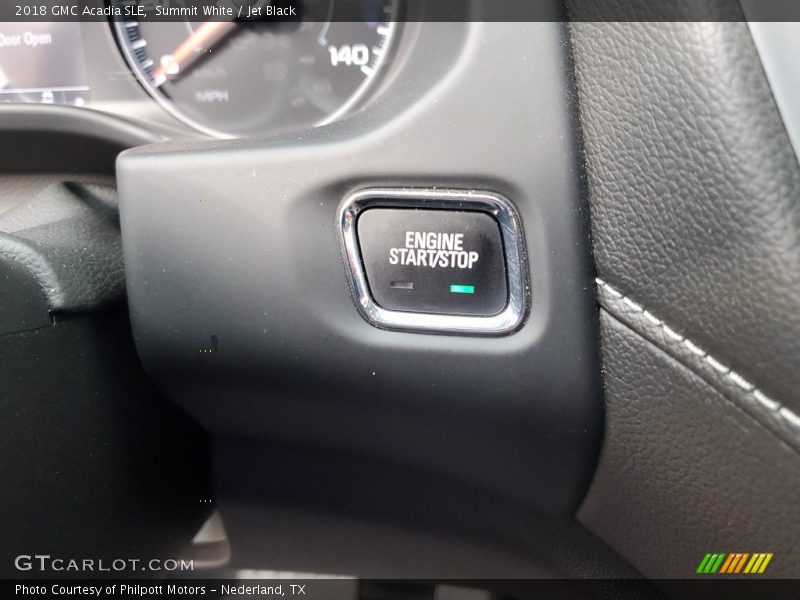 Controls of 2018 Acadia SLE