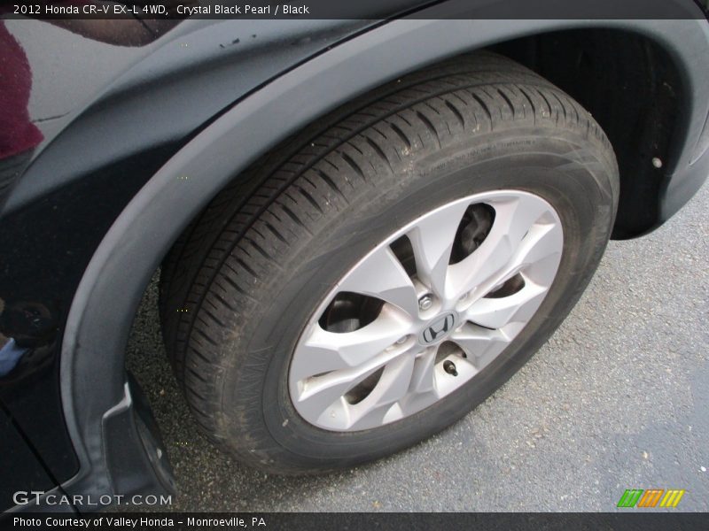 Crystal Black Pearl / Black 2012 Honda CR-V EX-L 4WD