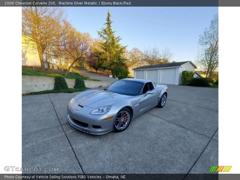 Machine Silver Metallic / Ebony Black/Red 2006 Chevrolet Corvette Z06