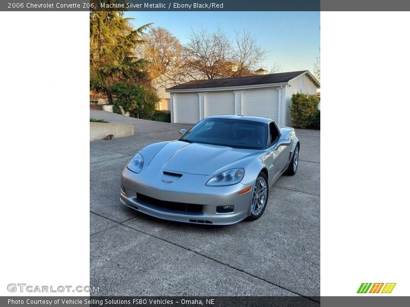 Machine Silver Metallic / Ebony Black/Red 2006 Chevrolet Corvette Z06