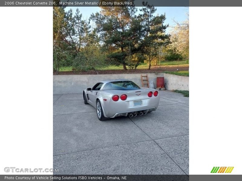 Machine Silver Metallic / Ebony Black/Red 2006 Chevrolet Corvette Z06