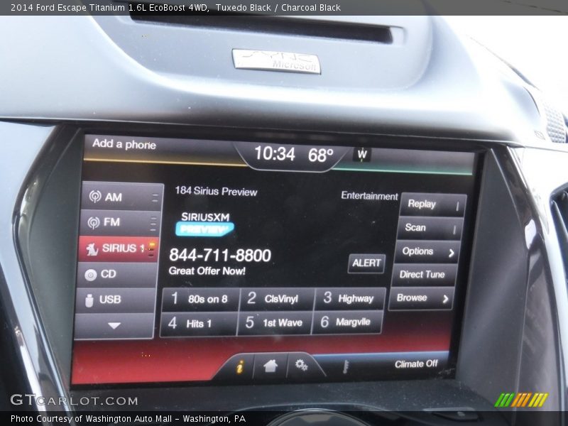 Tuxedo Black / Charcoal Black 2014 Ford Escape Titanium 1.6L EcoBoost 4WD