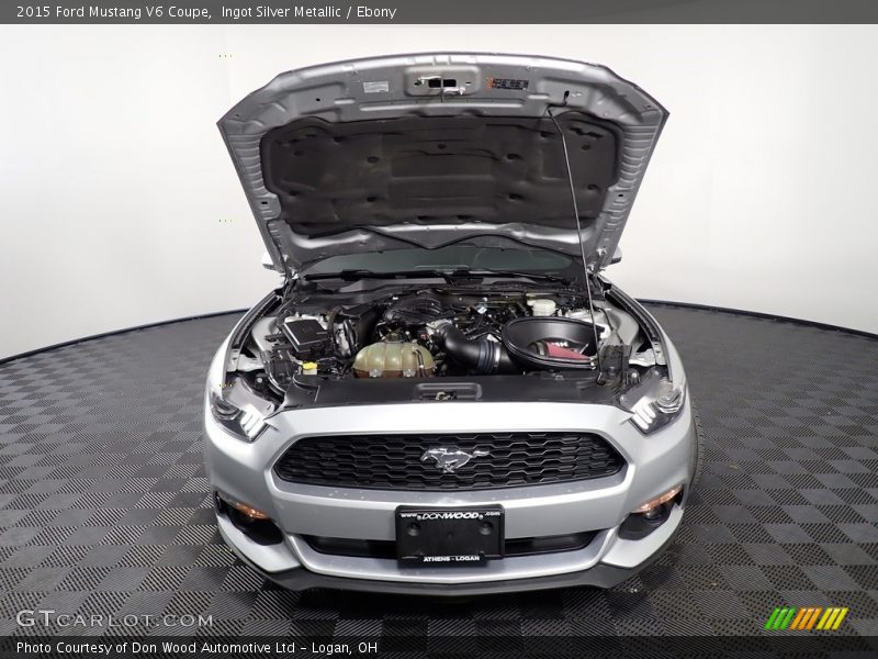 Ingot Silver Metallic / Ebony 2015 Ford Mustang V6 Coupe