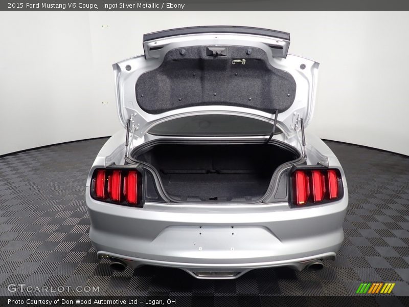 Ingot Silver Metallic / Ebony 2015 Ford Mustang V6 Coupe