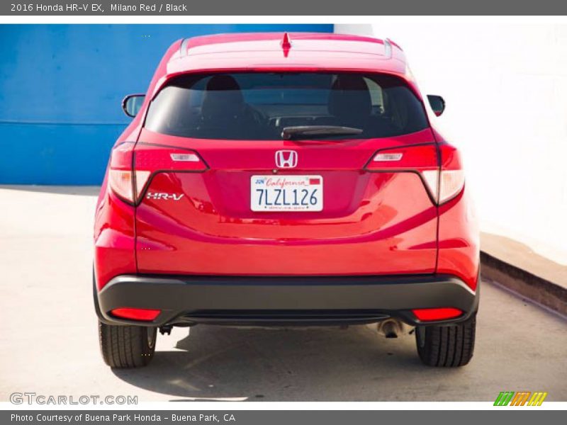 Milano Red / Black 2016 Honda HR-V EX