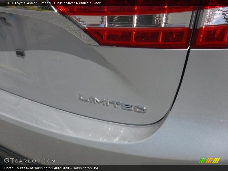 Classic Silver Metallic / Black 2013 Toyota Avalon Limited