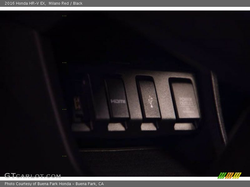 Milano Red / Black 2016 Honda HR-V EX