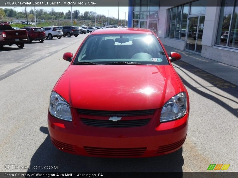Victory Red / Gray 2009 Chevrolet Cobalt LT Sedan