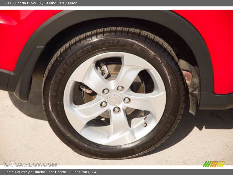 Milano Red / Black 2016 Honda HR-V EX