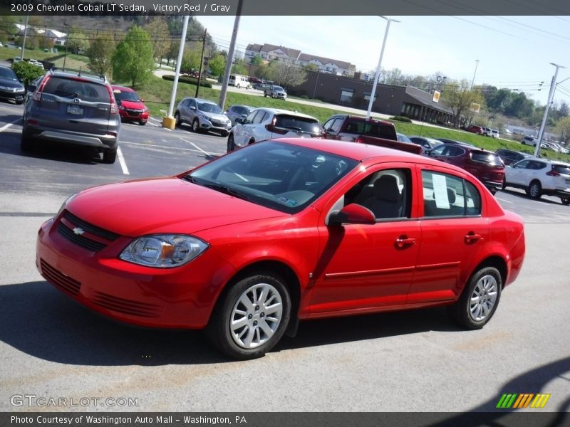 Victory Red / Gray 2009 Chevrolet Cobalt LT Sedan
