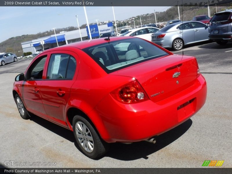 Victory Red / Gray 2009 Chevrolet Cobalt LT Sedan