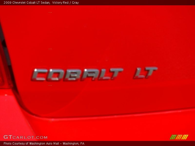 Victory Red / Gray 2009 Chevrolet Cobalt LT Sedan